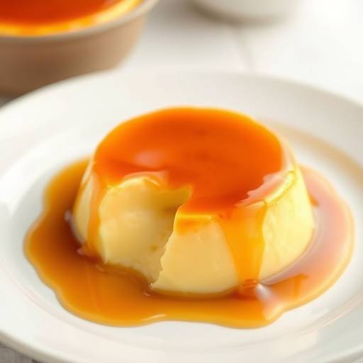 Flan de huevo casero